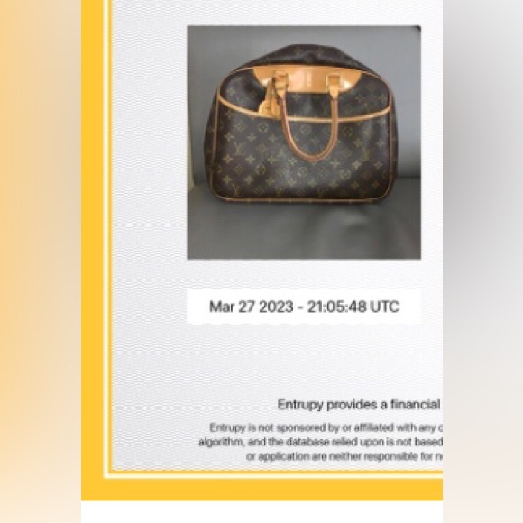 Authentic Vintage Louis Vuitton Deuville COA included - Picture 16 of 16